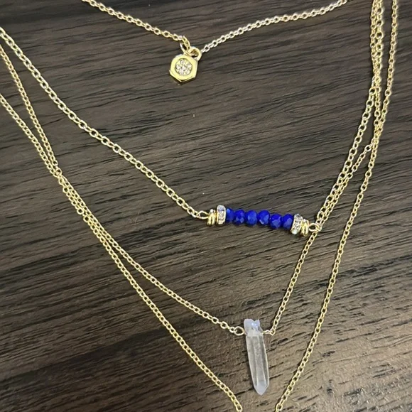 Ettika layered moon necklace NWT - Picture 3 of 4